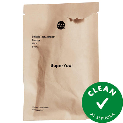 SuperYou Daily Stress Management Refillable Supplement - Clinically Proven Adaptogenic Herbs for Energy, Focus, and Mood