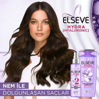 Loreal Paris Elseve: Hyaluronic Acid Hair Serum - Intense Hydration, Plumps Hair & Long-Lasting Fragrance Loreal Hyaluronic Hair Serum: Hydrate & Plump for Voluminous Hair Hyaluronic acid serum, Hair plumping serum, Hydrating hair serum, Loreal hair serum, Elseve hyaluronic, Hair thickening serum, Dry hair treatment, Long lasting fragrance hair serum, Volumizing hair serum, Hair hydration, Hair Serum, Dry hair, Dehydrated hair, Hair volume, Hair thickness, Fresh hair, Hair fragrance, Women's hair care, Hair