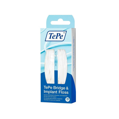 Tepe Bridge&_mplant Floss Di_ _pi - Effective Interdental Cleaning for Bridges and Implants