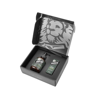 Proraso Beard Care Duo Set with Cypress & Vetyver Scent - Beard Oil & Shampoo for Men - Nourishing Grooming Products Proraso Beard Care Duo - Cypress & Vetyver Scent beard care, beard oil, beard shampoo, cypress scent, vetyver scent, Proraso, grooming products for men, men's personal care, beard maintenance, men's grooming, beard health, nourishing beard products, cypress fragrance, vetyver fragrance