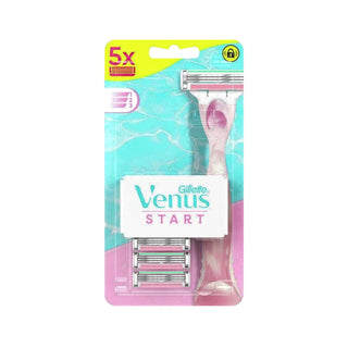 Gillette Women's Replacement Razor Blades for Venus Start - 5 Pack, Smooth Shaving, Compatible, Reliable Gillette Venus Start 5-Pack Razor Blades Gillette Venus Start, Replacement razor blades, Shaving accessories, Gillette razor blades, Women's razors, Shaving, Personal care, Women's grooming, Razor blades, Gillette Venus, Shaving supplies, Women's shaving kits, Gillette products