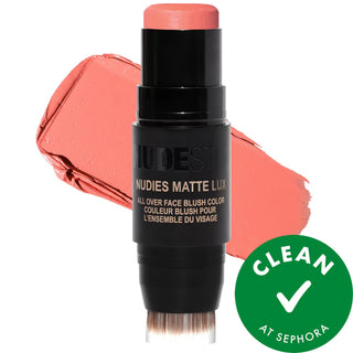 Nudies Cream Blush Stick - Natural Makeup, Vegan & Hypoallergenic Multi-Tasking Blush for Cheeks, Eyes & Lips Nudies Cream Blush Stick - Natural & Vegan Makeup cream blush stick, natural makeup, vegan beauty products, hypoallergenic makeup, multi-tasking makeup, clean beauty, cruelty-free, gluten-free, fragrance-free, makeup for sensitive skin, beauty essentials, on-the-go makeup