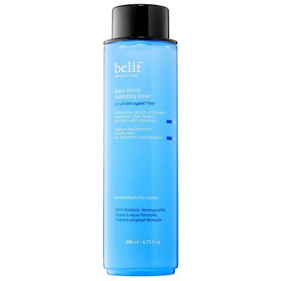belif Aqua Bomb Hydrating Toner: Hyaluronic Acid Facial Toner for Intense Hydration, Dry & Dull Skin - Vegan, Cruelty-Fr
