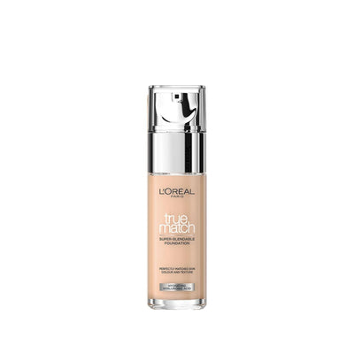 L'Oreal Paris True Match Foundation Makeup - Natural-Looking, Skincare Benefits, Neutral Undertone (1.5N) - L'Oreal True