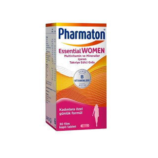Pharmaton Essential Women Multivitamin Supplement for Women's Health - Daily ...
