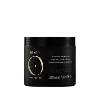 Revlon Orofluido Radiance Argan Oil Hair Mask - 500ml - Nourishing Treatment for Radiant Hair