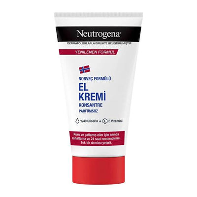 Neutrogena Fragrance-Free Hand Cream: Intensive Moisturizing for Dry, Cracked & Sensitive Skin - Glycerin-Enriched, Hypo