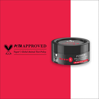 Taft Power: Caffeine Infused Hair Styling Wax - Mega Strong 48H Hold, Humidity & Wind Protection - Long Lasting Men's Hair Wax Taft Power Hair Wax: Mega Strong Hold, Long Lasting Style hair styling wax, strong hold hair wax, caffeine hair wax, long lasting hair wax, men's hair wax, hair wax for humidity, Taft hair wax, hair styling products, best hair wax for men, styling wax for strong hold, hair wax, men's styling, strong hold, caffeine, humidity protection, wind protection, hair care, styling products, 4