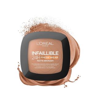 Loreal Paris Infaillible 24H Fresh Wear Bronzing Powder - Long Lasting Makeup for a Natural Glow Loreal Paris Infaillible 24H Fresh Wear Bronzing Powder Loreal Paris Bronzing Powder, Infaillible 24H Fresh Wear, Long-lasting Makeup, Bronzer for Face, 24 Hour Makeup, Cosmetics, Makeup Essentials, Beauty Products, Natural Glow, Everyday Makeup, Special Occasion Makeup, Long-lasting Coverage, Fresh Wear Formula, Bronzing Effect