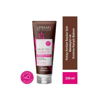 Urban Care Argan Oil & Keratin Shampoo: Repairs, Strengthens & Shines – Vegan, Cruelty & Silicone-Free – For Damaged, Breaking Hair (8.45 fl oz) Urban Care Argan & Keratin Shampoo: Repair & Shine - Vegan Argan Oil Shampoo, Keratin Shampoo, Hair Repair Shampoo, Shampoo for Damaged Hair, Vegan Shampoo, Silicone-free Shampoo, Paraben-free Shampoo, Cruelty-free Shampoo, Hair Strengthening Shampoo, Anti-Breakage Shampoo, Hair Care, Shampoo, Argan Oil, Keratin, Damaged Hair, Hair Repair, Vegan, Cruelty-Free, Sili