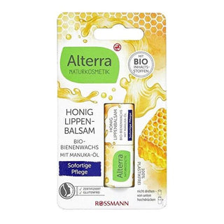 Alterra Organic Honey Lip Balm with Manuka Oil: Natural Moisturizing Lip Care for Dry, Chapped Lips | Lip Protection Alterra Honey Lip Balm: Organic, Natural Lip Care Organic lip balm, Natural lip balm, Honey lip balm, Manuka oil lip balm, Moisturizing lip balm, Chapped lips treatment, Alterra lip balm, Best natural lip balm, Lip care, Lip protection, Lip balm, Organic skincare, Natural skincare, Dry lips, Chapped lips, Lip moisturizer, Lip treatment, Beeswax lip balm, Coconut oil lip balm, Shea butter lip 