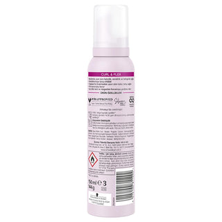 Taft Curl & Flex Hair Mousse - Enhances Curl Definition & Volume, 5.07 fl oz Taft Curl & Flex Hair Mousse - 5.07 fl oz curl enhancing mousse, hair styling products, curl defining products, wavy hair care, styling mousse for curly hair, curly hair products, wavy hair styling, hair mousse, hair care, styling products, Taft hair products, curl definition, volume enhancement, moderate hold, 5.07 fl oz, hair styling mousse