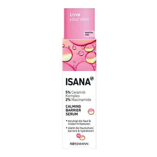 Isana Face Serum with 5% Seramide Complex, 2% Niacinamide - 30 ml Hydrating Skin Care Isana Face Serum - Hydrating Skin Care with Seramide & Niacinamide face serum, skin care, seramide complex, niacinamide benefits, cica skin care, hydrating serum, skin hydration, skin resilience, sensitive skin, skin nourishment, cosmetic serum, skin health