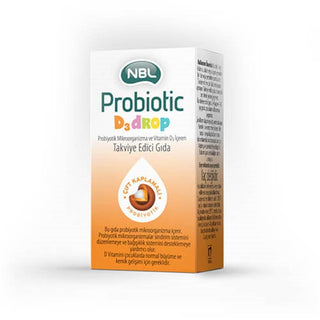 NBL Probiotic D3 Drop 75ml - Supports Gut Health & Immune System with 4 Probiotic Strains, Vitamin D3 Drops NBL Probiotic D3 Drops for Gut Health & Immunity probiotic supplement, Vitamin D3 drops, gut health support, immune system support, dietary supplement for infants, probiotics for gut health, infant probiotic drops, Vitamin D3 supplement, health and wellness, dietary health supplement, gut health, immune health