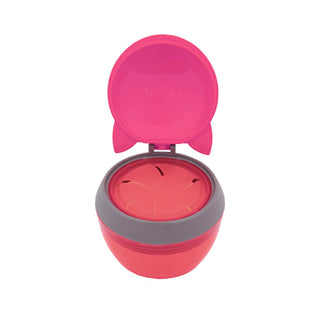 mycey pink snack container, mycey snack container with lid, baby snack container in pink Mycey Snack Container - Pink | Ideal for Babies and Children Mycey Snack Container - Pink for Babies & Kids mycey, snack-container, baby-products, children-snacks, pink-snack-container, parents, easy-clean, travel-friendly, solid-foods, ai-generated