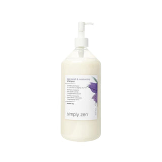 Simply Zen Moisturizing Shampoo 1000ml - Hydrating, Age Benefit Hair Care for Dry & Damaged Hair Simply Zen 1000ml Moisturizing Shampoo for Dry Hair moisturizing shampoo, Simply Zen shampoo, large capacity shampoo, age benefit hair care, hydrating shampoo 1000ml, hair moisturizer, dry hair solution, damaged hair repair, Simply Zen hair care, 1000ml shampoo, long-lasting hair care