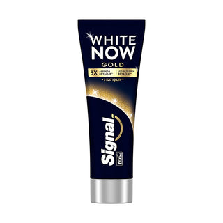 Signal White Now Gold Whitening Toothpaste - 3x Whiter Smile, Instant & Long-Term Effect Signal White Now Gold Whitening Toothpaste - 3x Whiter Smile whitening toothpaste, Signal White Now Gold, teeth whitening, oral care, whitening effect, instant whitening, long-term whitening, natural minerals, surface stain removal, brighter smile, confidence boost, cosmetic dentistry, oral hygiene, dental care, beauty and personal care, health and wellness