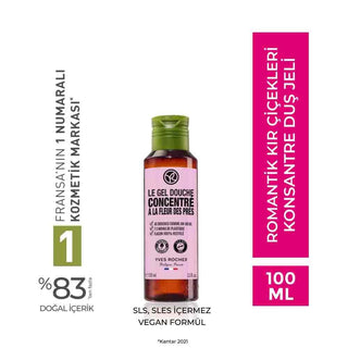 Konsantre Duş Jeli - Romantik Kır Çiçekleri Kokusu - Eko-Dostu, 3.38 fl oz Konsantre Duş Jeli - Eko-Dostu, Romantik Kır Çiçekleri Kokusu konsantre duş jeli, eko-dostu kişisel bakım, sürdürülebilir güzellik ürünleri, romantik kır çiçekleri kokusu, seyahat boyutlu duş jeli, doğal koku duş jeli, çevre dostu kozmetik, lüks duş deneyimi, plastik atığı azaltan ürünler, cildi kurutmaz