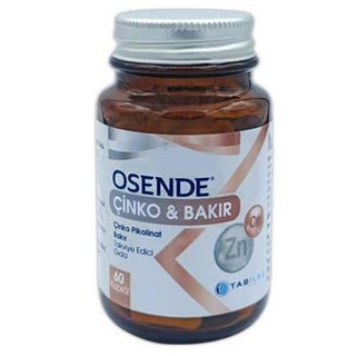 osende zinc copper supplement capsules, osende supplement bottle, osende 60 capsules packaging Osende Zinc Copper Supplement - 60 Capsules Osende Zinc Copper Supplement - 60 Capsules osende, zinc-supplement, copper-supplement, dietary-supplement, health-supplement, nutrition, wellness, adults, health-conscious, ai-generated