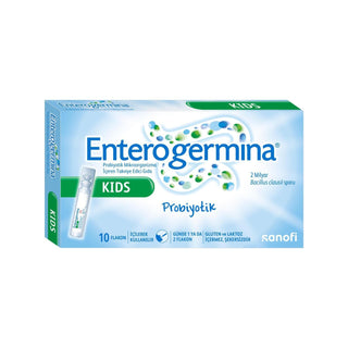 Enterogermina Kids Probiotic 10 Flakon - Probiotic Supplement for Kids Aged 4-10, Supports Digestive Health