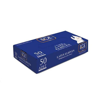 Ece Disposable Powdered Latex Gloves S Size 50 Count - Hygiene Protection for Healthcare & Food Handling Ece Disposable Latex Gloves S Size - Hygiene Protection disposable latex gloves, powdered gloves, latex gloves S size, hygiene gloves, medical gloves, healthcare protection, food handling gloves, cleaning gloves, infection control, hygiene protection