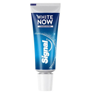 Signal White Now Whitening Toothpaste - 16ml, Signal Oral Care for Brighter Smile Signal White Now Toothpaste for Brighter Smile toothpaste, whitening toothpaste, Signal White Now, oral hygiene, teeth whitening, oral care, brighter smile, refreshing toothpaste, Signal Oral Care, dental care, cosmetic toothpaste