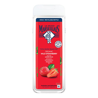 le-petit-marseillais-strawberry-shower-gel-bottle, strawberry-shower-gel-lathering-skin, refreshing-strawberry-shower-gel Le Petit Marseillais Strawberry Shower Gel - Gentle Cleansing for Everyone | 13.5 fl. oz. Le Petit Marseillais Strawberry Shower Gel le-petit-marseillais, shower-gel, strawberry, gentle-cleansing, body-wash, fragrant, daily-use, all-skin-types, cleanser, ai-generated