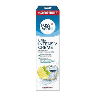 Fusswohl Intensive Foot Care Cream for Dry, Cracked Feet - 2.54 fl oz Fusswohl Foot Cream for Dry Feet - 2.54 fl oz foot cream, dry foot care, cracked heel repair, moisturizing foot cream, urea foot cream, foot moisturizer, dry skin treatment, foot care routine, intensive hydration, nourishing foot cream, eco-friendly foot care, microplastic-free cosmetics
