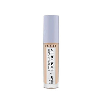 Pastel Eye Cream & Concealer - 24H Hydration, Dark Circle Reduction, Ivory Shade - Brightening, High Coverage Formula