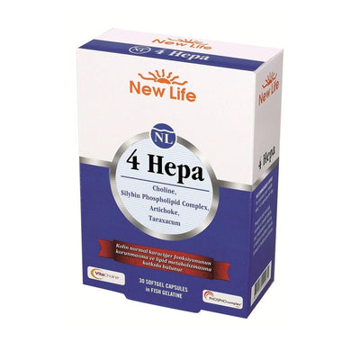 New Life Dietary Supplement for Liver Support - Milk Thistle, Artichoke Extract, Soft Capsules