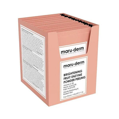 Maruderm Enzyme Powder Peeling for Skin Exfoliation - Gentle Exfoliant for Sensitive Skin, Vitamin C Skincare, Brighteni