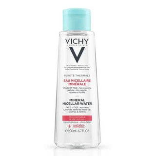 vichy purete thermale mineral micellar water, vichy micellar water bottle Vichy Purete Thermale Mineral Micellar Water - 200 ml Vichy Micellar Water for Sensitive Skin - 200ml vichy, micellar-water, sensitive-skin, cleansing-water, facial-cleanser, hypoallergenic, makeup-remover, hydrating, ai-generated, skin-care