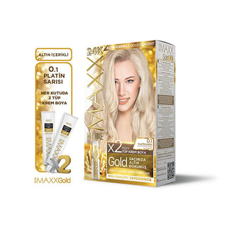 Maxx Deluxe Golden Beauty Platinum Blonde Hair Dye: Strengthens Hair, Adds Radiant Shine & Provides Gray Coverage Maxx Deluxe Platinum Blonde Hair Dye: Golden Shine & Gray Coverage golden blonde hair dye, platinum blonde hair dye, hair dye with gold particles, hair strengthening hair dye, anti-aging hair serum, gray coverage hair dye, Maxx Deluxe hair dye, hair dye with avocado oil, golden beauty hair color, long lasting hair color, hair dye, platinum blonde, golden blonde, hair color, hair strengthening, a