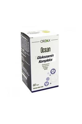 Orzax Ocean Glukozamin Kompleks 60 Tablet - Joint Health Support with Glucosamine, Chondroitin, and Collagen Orzax Glukozamin Kompleks - Joint Health with Glucosamine & Collagen Glucosamine Supplement, Joint Health Support, Chondroitin and MSM, Collagen Type II Supplement, Dietary Supplement for Joints, Joint Pain Relief, Mobility Support, Natural Joint Supplements, Athlete Joint Health, Elderly Joint Care