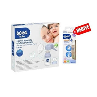 wee baby manual breast pump, ergonomic design breast pump, bpa free breast pump with bottle Wee Baby Manual Breast Pump - Ergonomic Design | Includes 180ml Bottle Wee Baby Manual Breast Pump - Ergonomic Design weebaby, manual-breast-pump, breastfeeding, new-moms, parents, baby-products, ergonomic-design, bpa-free, milk-storage, ai-generated