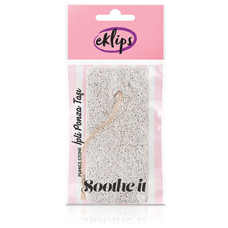 eklips pumice stone for foot care, natural foot care product, pumice stone with hanging string Eklips Pumice Stone - Natural Foot Care Solution for Smooth Heels | 3.9 x 2 x 0.8 inch Eklips Pumice Stone - Foot Care for Smooth Skin foot-care, pumice-stone, natural-beauty, personal-care, smooth-heels, dead-skin-removal, pedicure, self-care, bath-products, ai-generated