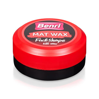 benri killi mat wax 100 ml container, benri killi mat wax in use, benri hair styling wax texture Benri Killi Mat Wax - Natural Hold | 100 ml Benri Killi Mat Wax - 100ml Hair Styling benri, killi-mat-wax, hair-styling, matte-finish, natural-hold, hair-care, grooming, unisex, hair-product, ai-generated