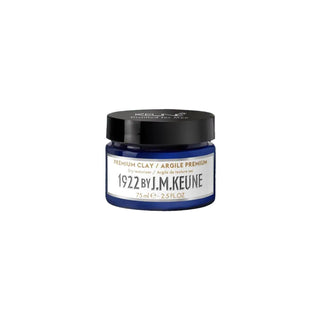 Keune Man 1922 Premium Clay Hair Styling Clay for Men - Strong Hold, Texture, 2.54 fl oz Keune Man 1922 Premium Clay for Strong Hold & Texture hair styling clay, men's grooming, Keune Man 1922, premium hair clay, styling products for men, men's hair care, strong hold hair products, texture hair products, grooming products for men, hair styling products, clay-based hair products