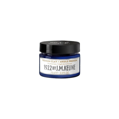 Keune Man 1922 Premium Clay Hair Styling Clay for Men - Strong Hold, Texture, 2.54 fl oz