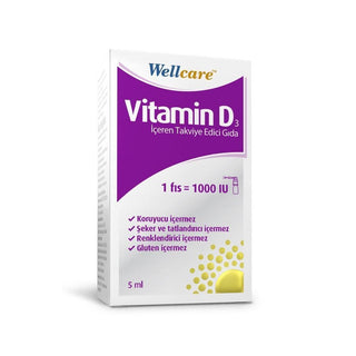 Wellcare Vitamin D3 1000 IU Oral Spray Supplement - Promotes Overall Wellness Wellcare Vitamin D3 1000 IU Oral Spray for Overall Wellness Vitamin D3 supplement, oral spray Vitamin D, 1000 IU Vitamin D3, Vitamin D deficiency support, natural Vitamin D supplement, immune health support, bone health supplement, easy Vitamin D supplementation, spray Vitamin D3, Wellcare Vitamin D3