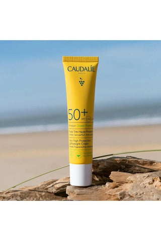 Caudalie Vinosun SPF 50+ Lightweight Fragrance-Free Sunscreen Cream - Vegan, ...