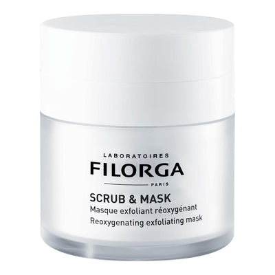 Filorga Scrub & Mask: Oxygenating & Exfoliating Facial - Skin Renewal Mask for Radiant, Smooth Skin - All Skin Types