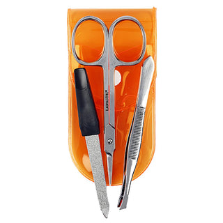 Lionesse Mini Manicure Set with Case - Portable Nail Care Kit for Travel & Home - Includes Scissors, Tweezers, & File Lionesse Mini Manicure Set - Travel Nail Care Kit manicure set, mini manicure kit, travel manicure set, nail care set, portable manicure set, manicure tools, small manicure set, nail trimming, cuticle care, nail shaping, travel grooming, home manicure, compact manicure set, gifts for her, beauty accessories, personal care, nail file, tweezers, scissors, nail care, manicure, mini size, compac