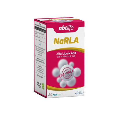 NBTLife Na-R Alfa Lipoik Asit 200 mg - High Bioavailability Alpha Lipoic Acid Supplement for Antioxidant Support - 30 Ca
