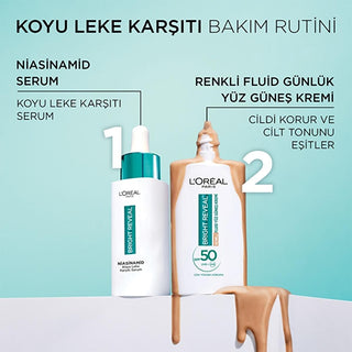 L'Oreal Paris Bright Reveal SPF 50+ Anti-Dark Spot Tinted Facial Sunscreen for Sensitive Skin - Medium, 1.69 fl oz L'Oreal Paris Bright Reveal SPF 50+ Tinted Sunscreen - Medium facial sunscreen, SPF 50+ sunscreen, anti-dark spot sunscreen, tinted facial moisturizer, sunscreen for sensitive skin, daily UV protection, skincare with UV protection, L'Oreal Paris Bright Reveal, medium tone sunscreen, cosmetic sunscreen, dermatologist-tested sunscreen, non-greasy sunscreen, brightening sunscreen, even skin tone s