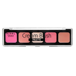 Rival Loves Me Vegan Cream Blush Palette: Buildable, Blendable Colors & Radiant Highlighter - Natural Face Makeup Rival Loves Me Vegan Cream Blush Palette - Natural Color & Glow cream blush palette, vegan blush, makeup highlighter, buildable blush, blendable blush, natural blush, face makeup, vegan cosmetics, blush palette, cream blush, highlighter, vegan makeup, easy to apply blush, easy to blend blush, natural finish, cruelty-free makeup, ethically sourced makeup, buildable color, makeup enthusiasts, vega