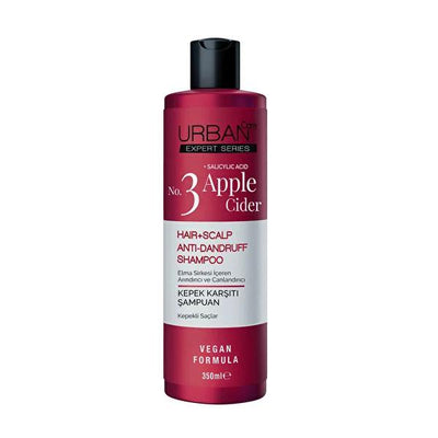 Urban Care Anti-Dandruff Shampoo with Apple Cider Vinegar & Salicylic Acid - Vegan Hair Care for Dandruff Relief & Healt