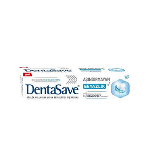 Dentasave Whitening Toothpaste - Gentle, Non-Abrasive, 2.54 fl oz - Daily Oral Care for Sensitive Teeth Dentasave Whitening Toothpaste - Gentle Daily Care whitening toothpaste, gentle toothpaste, daily toothpaste, sensitive teeth toothpaste, natural toothpaste, oral care, dental hygiene, teeth whitening, sensitive teeth, oral health