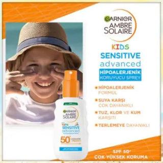 garnier kids sensitive advanced spray spf 50, 150 ml sunscreen spray for kids Garnier Kids Sensitive Advanced Spray - SPF 50 | 150 ml Garnier Kids Sensitive Spray SPF 50 | 150 ml garnier, kids-sunscreen, spf-50, hypoallergenic, children-care, sunscreen-spray, summer-safety, moisturizing, water-resistant, ai-generated