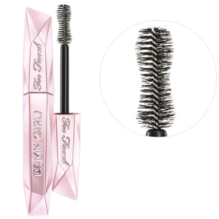 Damn Girl! 24-Hour Mascara: Extreme Volume, Lash Lift & Curl - Long-Lasting, Smudge-Proof, Vegan Black Mascara Damn Girl! 24-Hour Mascara: Voluminous, Long-Lasting, Vegan 24-hour mascara, High volume mascara, Dramatic lash mascara, Vegan mascara, Cruelty-free mascara, Smudge-proof mascara, Flake-resistant mascara, Long-lasting mascara, Black mascara, Lash lifting mascara, Mascara, Eye Makeup, Makeup, Volume Mascara, Long Lasting Mascara, Smudge Proof Mascara, Vegan Beauty, Cruelty-Free Beauty, Lifting Masca